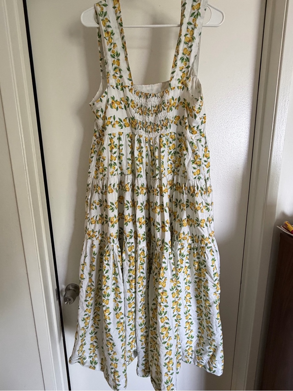 Anthropologie Helena Dress Lemon print - Picture 3 of 5